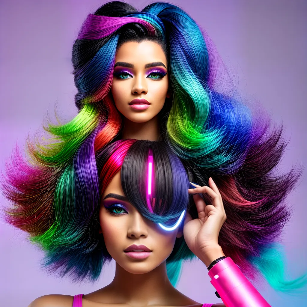 penteado futurista fusao