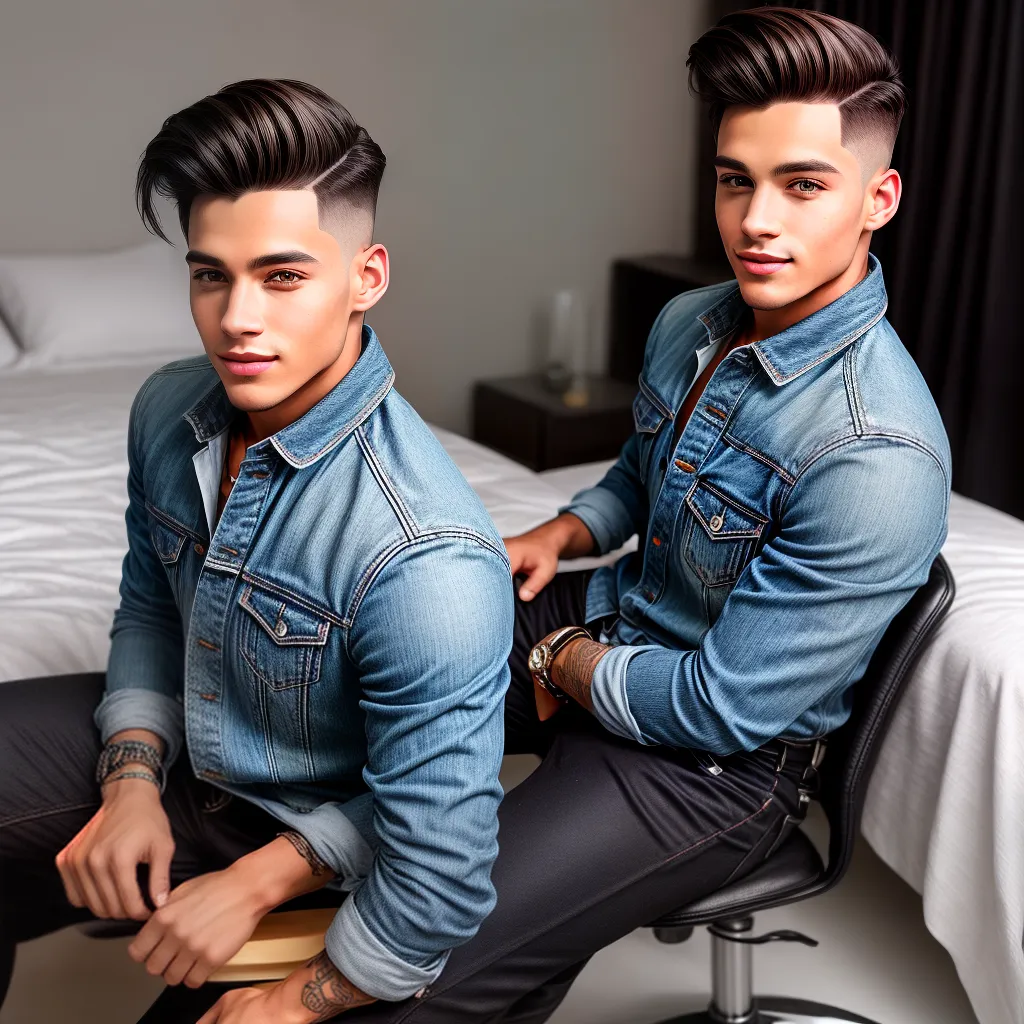 homem estiloso sorriso carisma cabelo tendencia