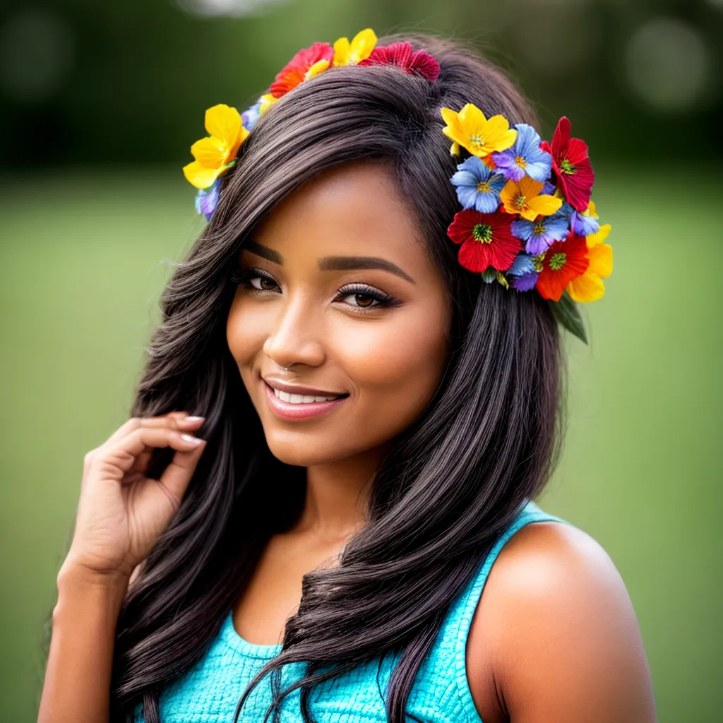 acessorio cabelo mulher estiloso