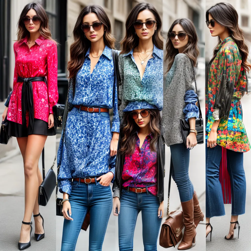 tendencias estampas 2024 blusas moda