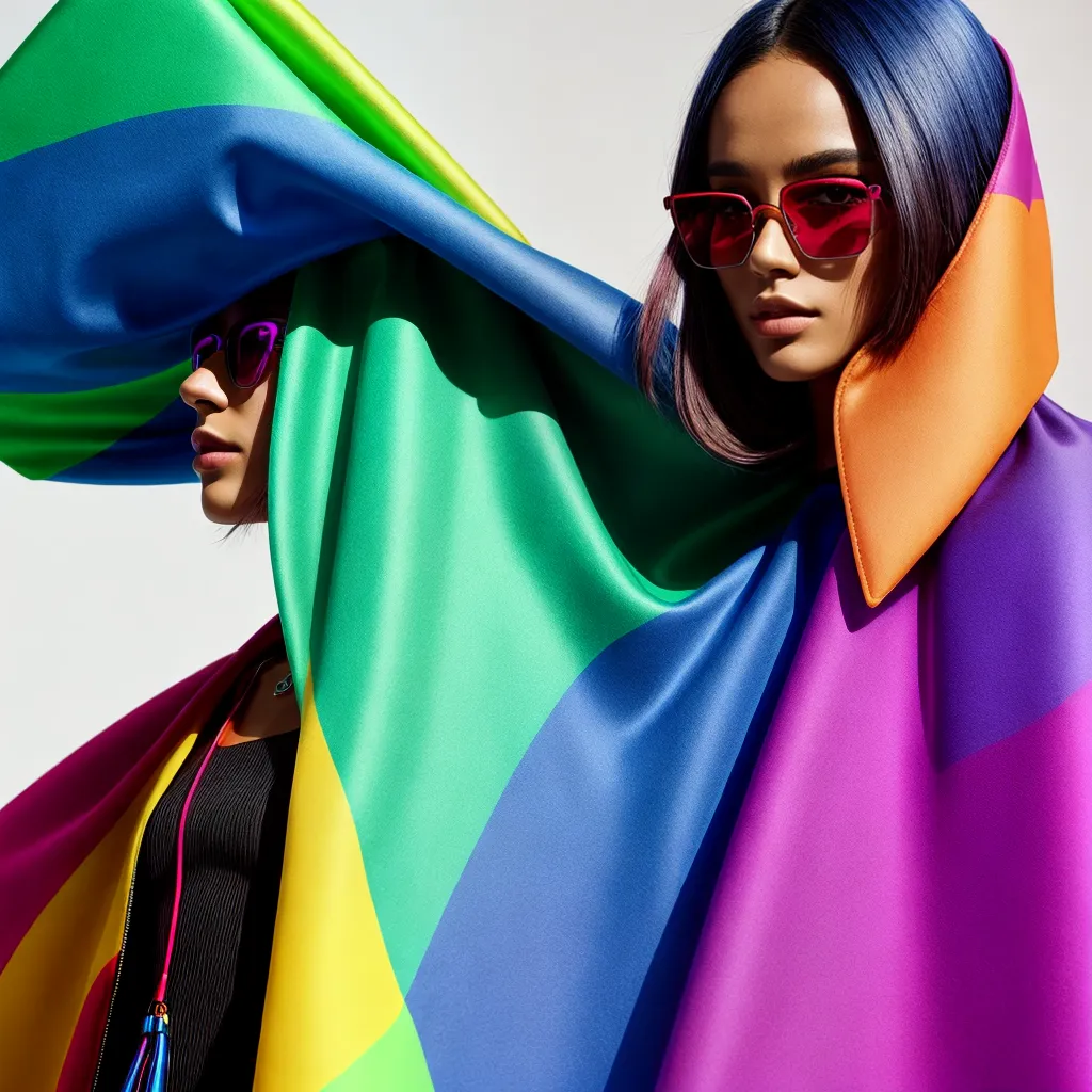 tendencia moda futurista 2024 acessorios vibrantes