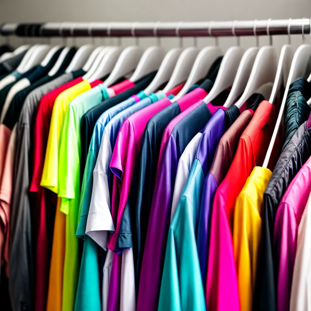 rack blusas neon variedade cores rack blusas neon variedade cores