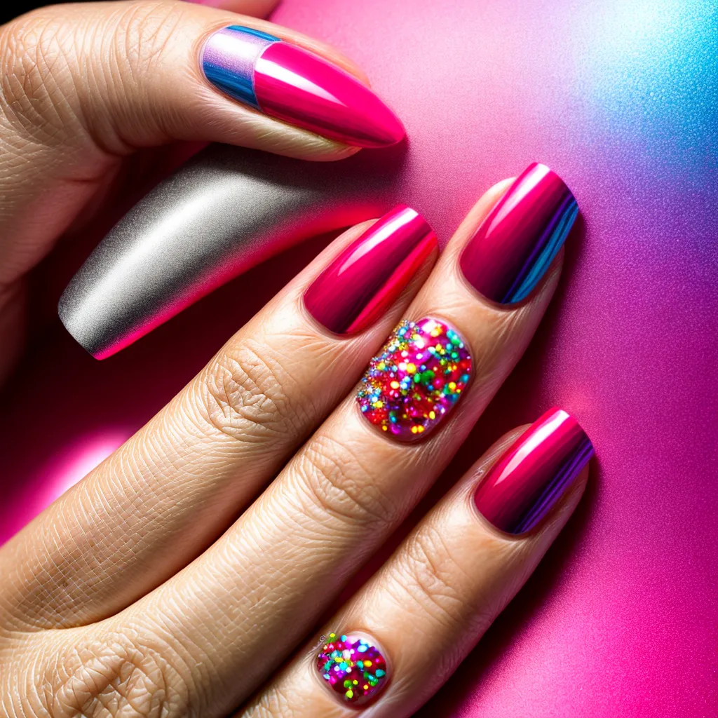 unhas brilhantes mulher 2024 unhas brilhantes mulher 2024
