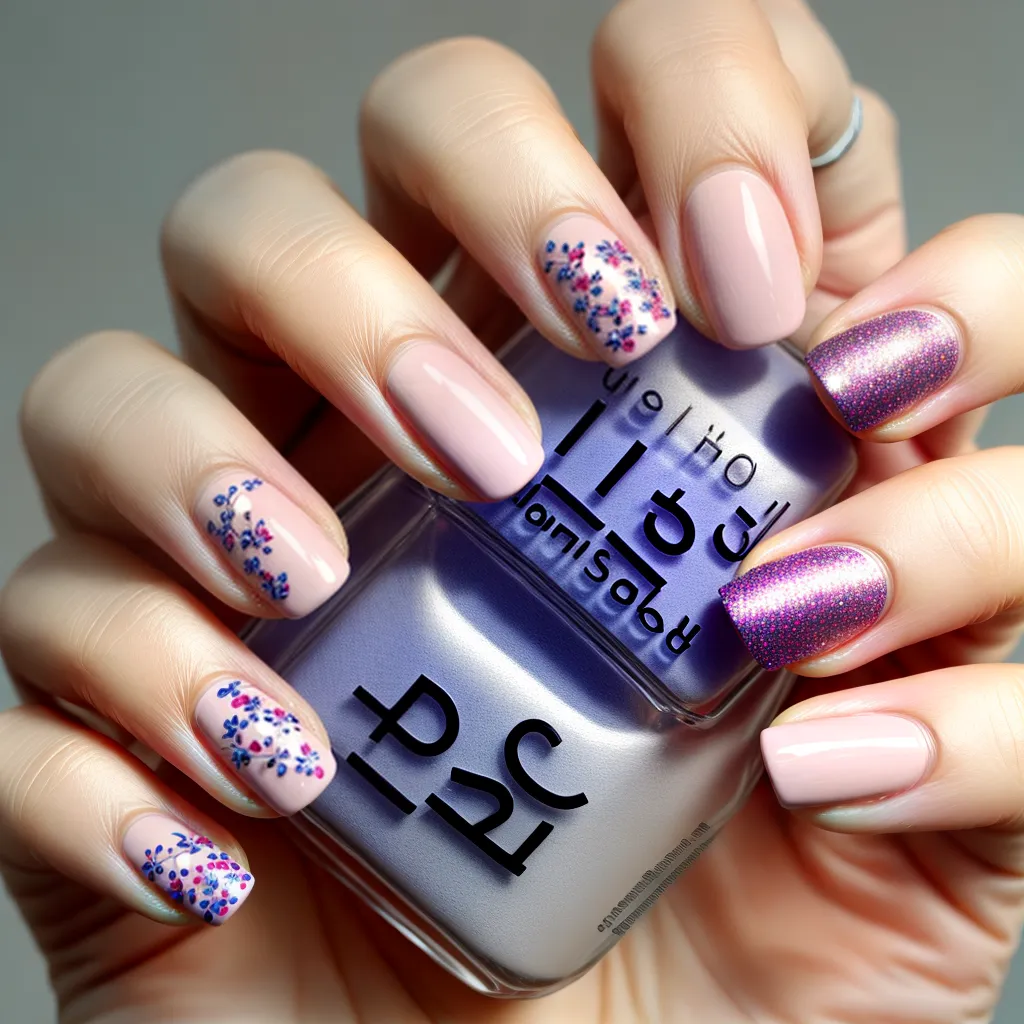 unhas 3d artisticas flores joias