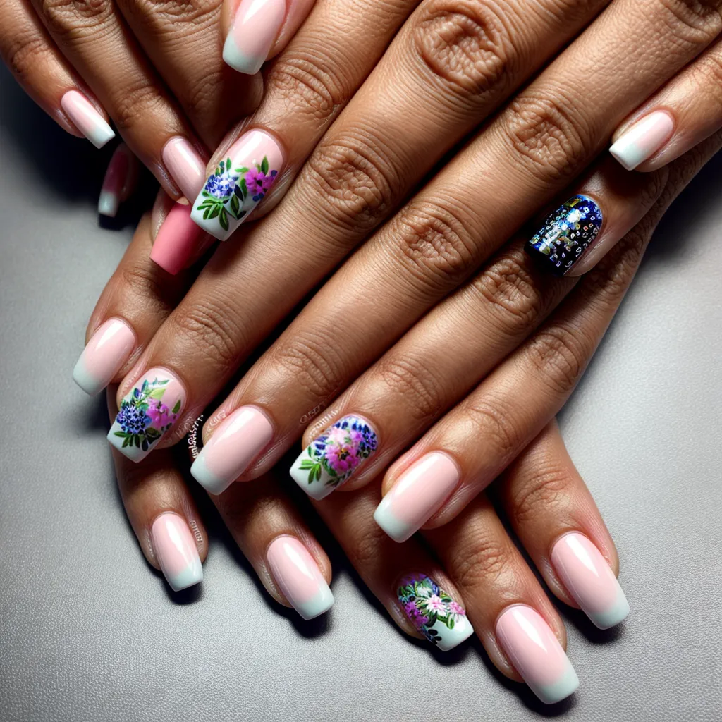 unhas artisticas ecologicas florais 1