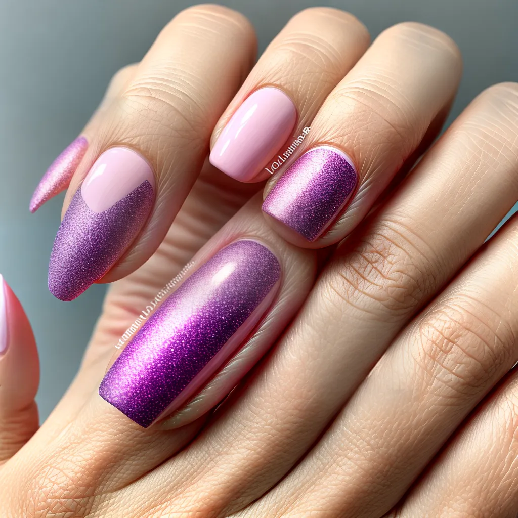 unhas texturas veludo matte holografico