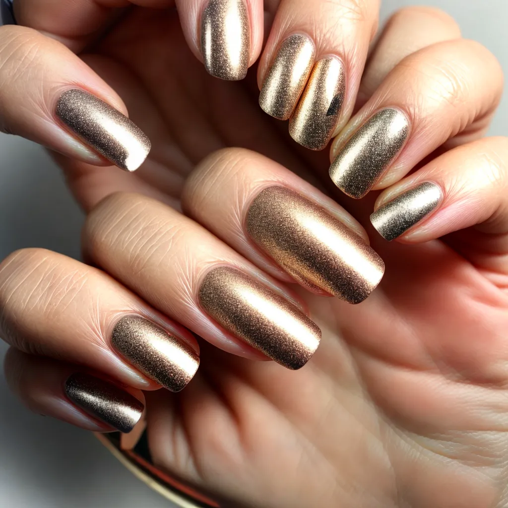 unhas metalizadas mulher sofisticacao unhas metalizadas mulher sofisticacao