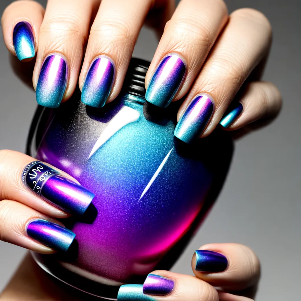 unhas manicure magnetica efeito termico