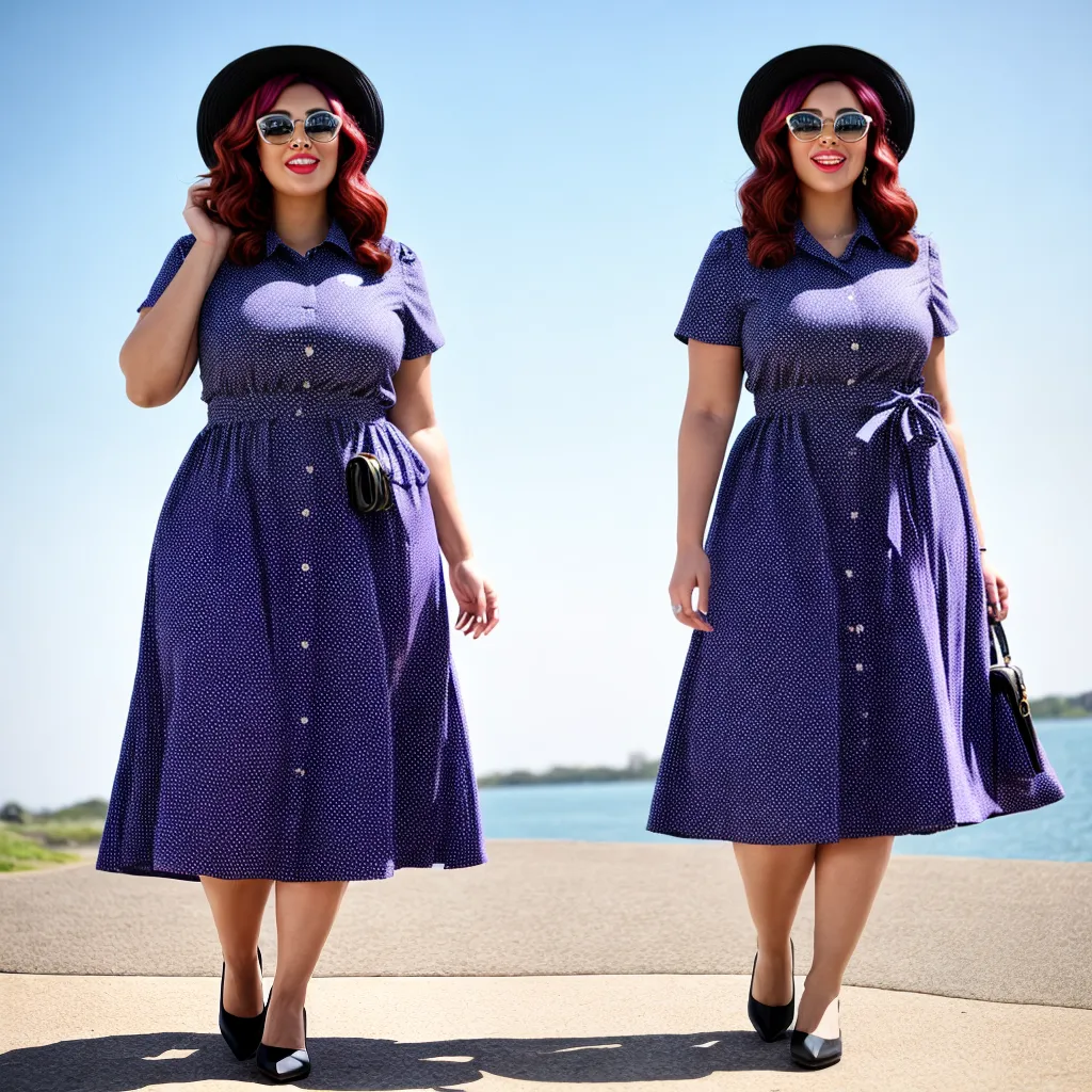 mulher plus size retro estilo confiante mulher plus size retro estilo confiante