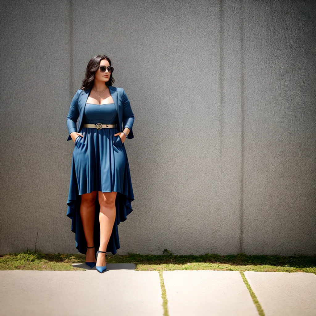 modelo plus size vestido alta costura