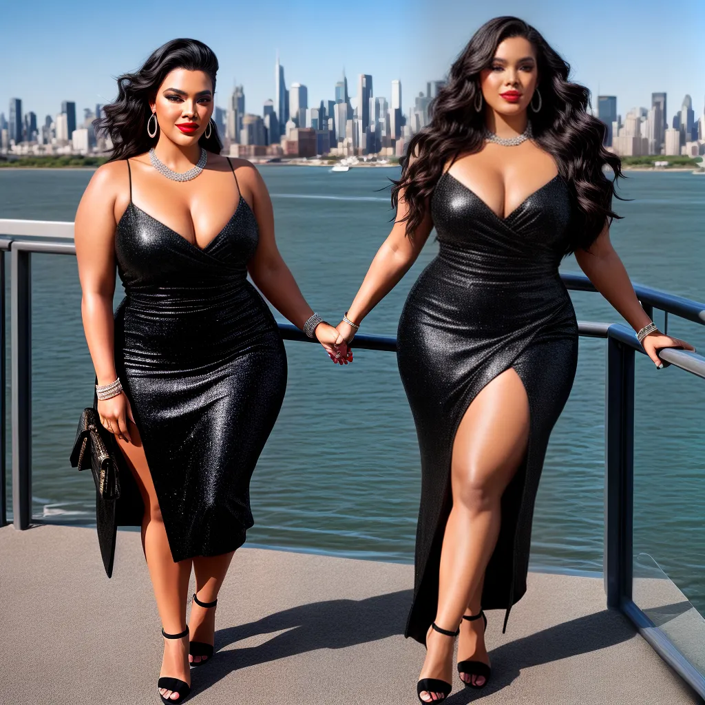 mulher plus size glamour vestido noite