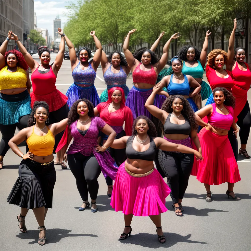 dancarinos plus size talento estilo