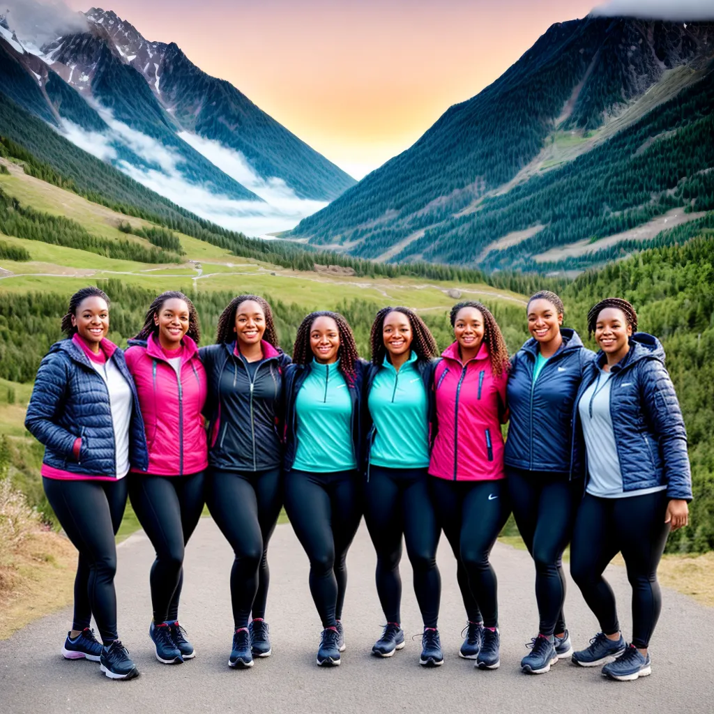 mulheres plus size montanha aventura