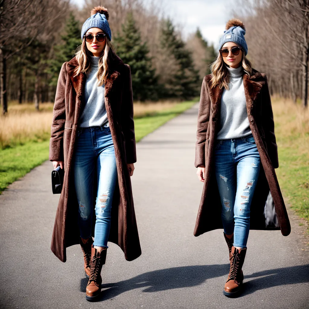 look inverno sustentavel fur coat jeans look inverno sustentavel fur coat jeans