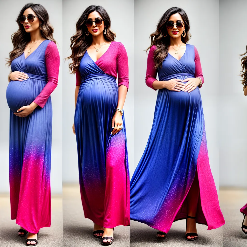 gravida estilosa maxi dress acessorios