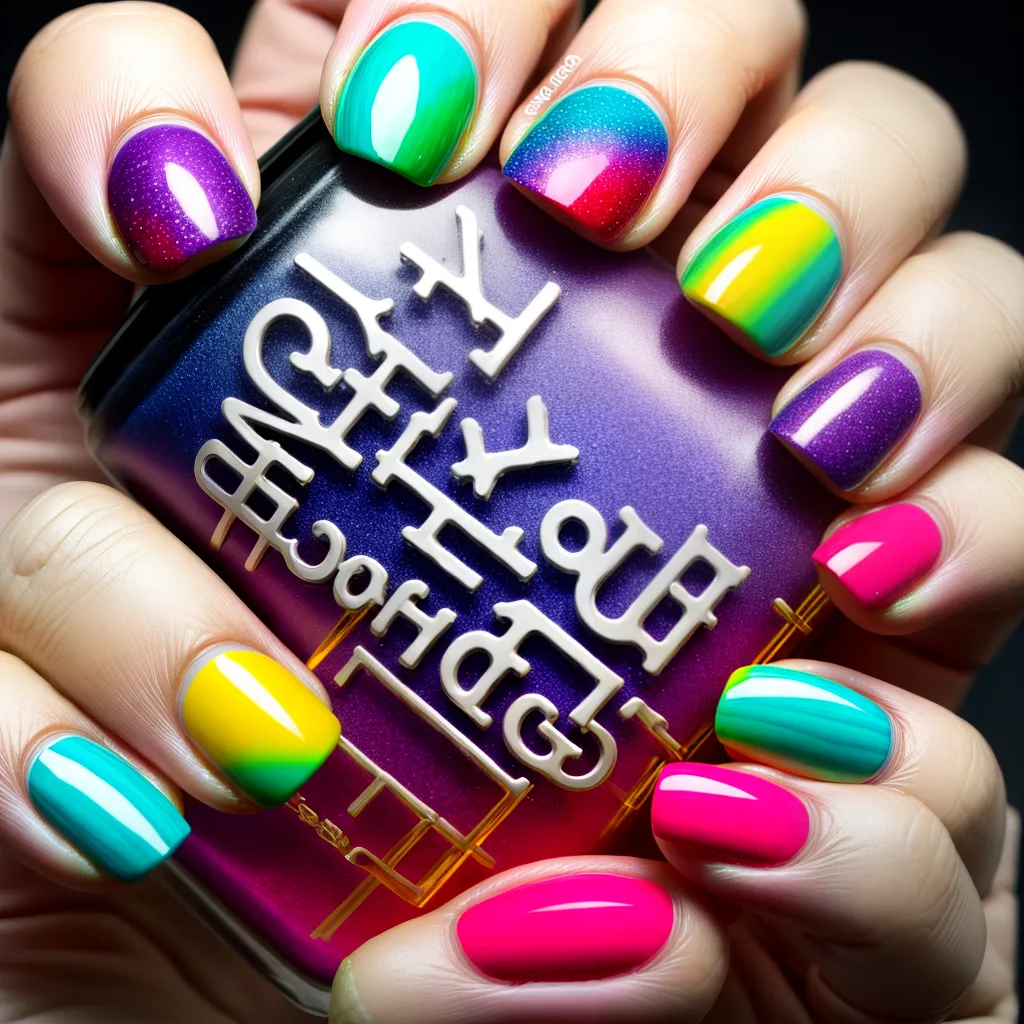 tendencias unhas 2024 arte colorida tendencias unhas 2024 arte colorida