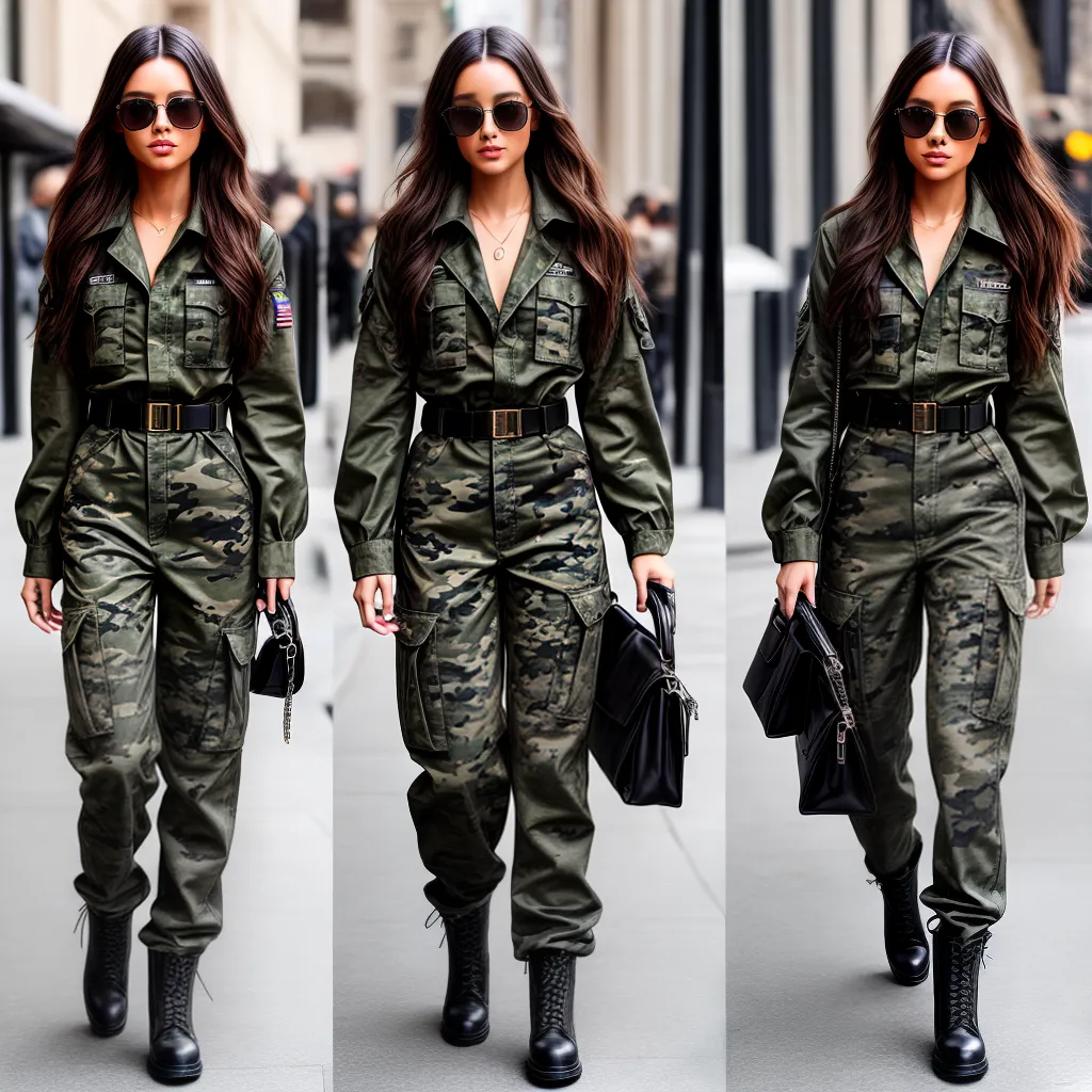 moda militar reinventada jumpsuit camuflagem
