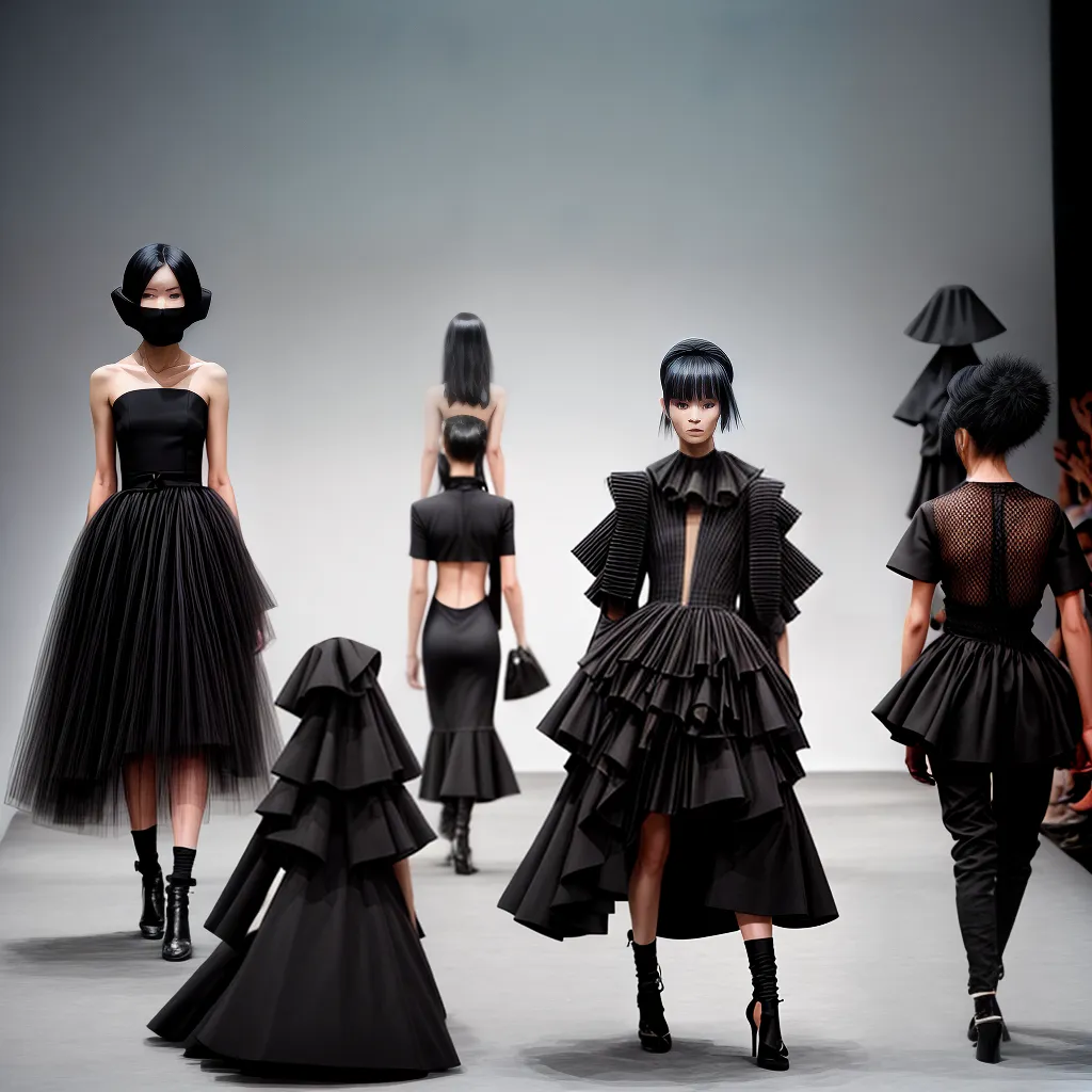 desfile rei kawakubo avant garde 1 desfile rei kawakubo avant garde 1