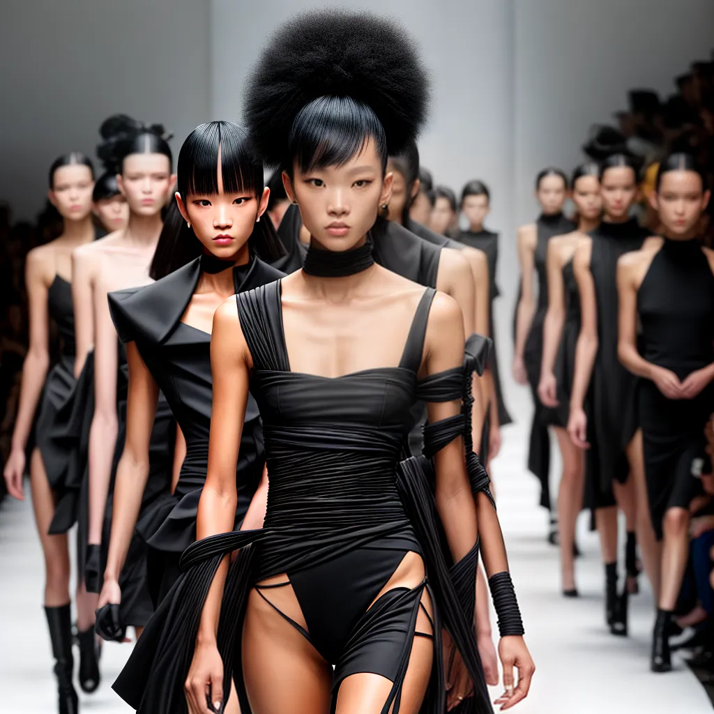 desfile rei kawakubo moda vanguarda 1 desfile rei kawakubo moda vanguarda 1