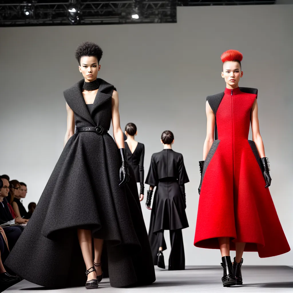 desfile rei kawakubo avant garde 2 desfile rei kawakubo avant garde 2