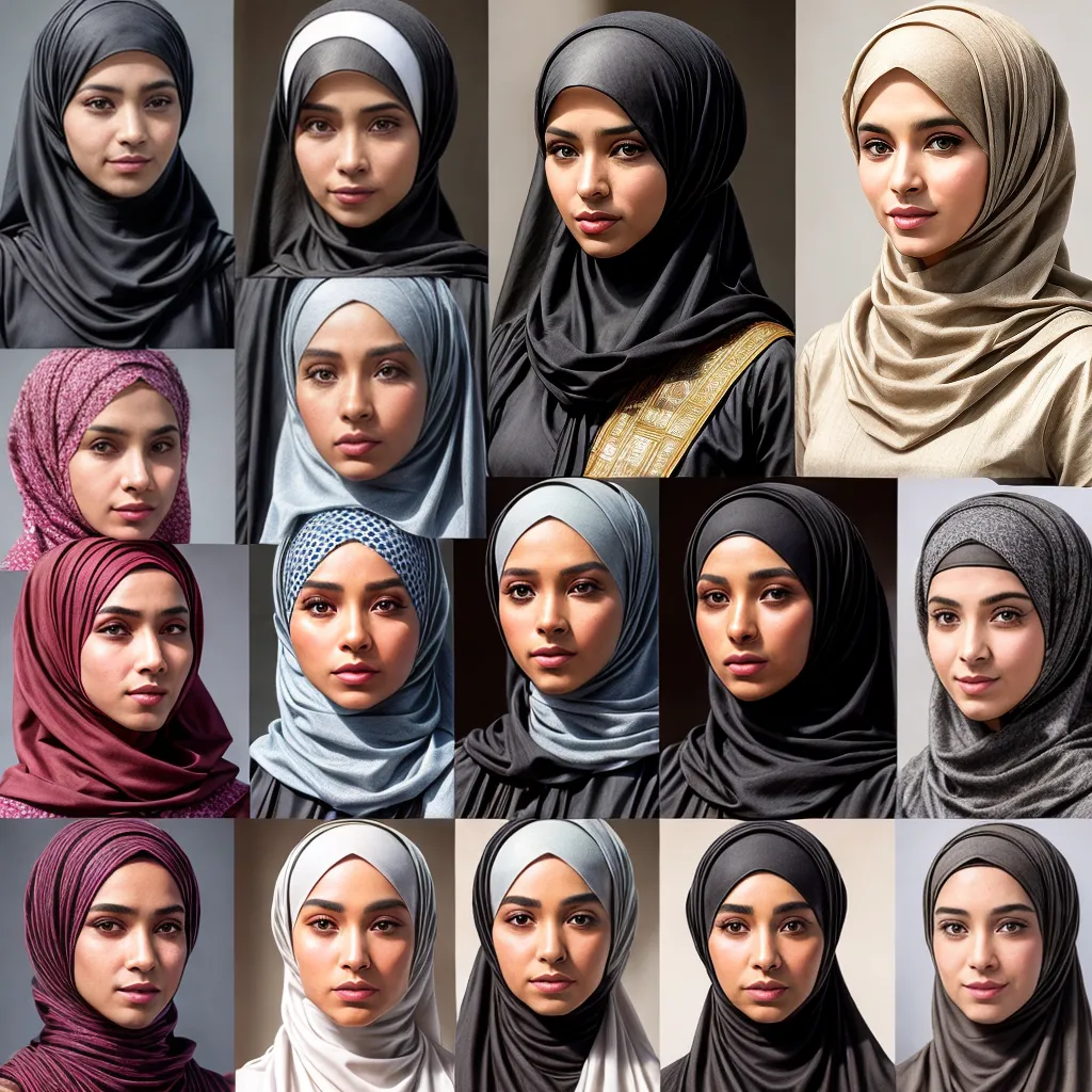 evolucao hijab imagens historicas modernas 1