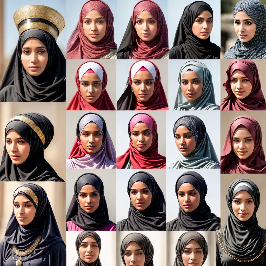 evolucao hijab mulheres diversidade