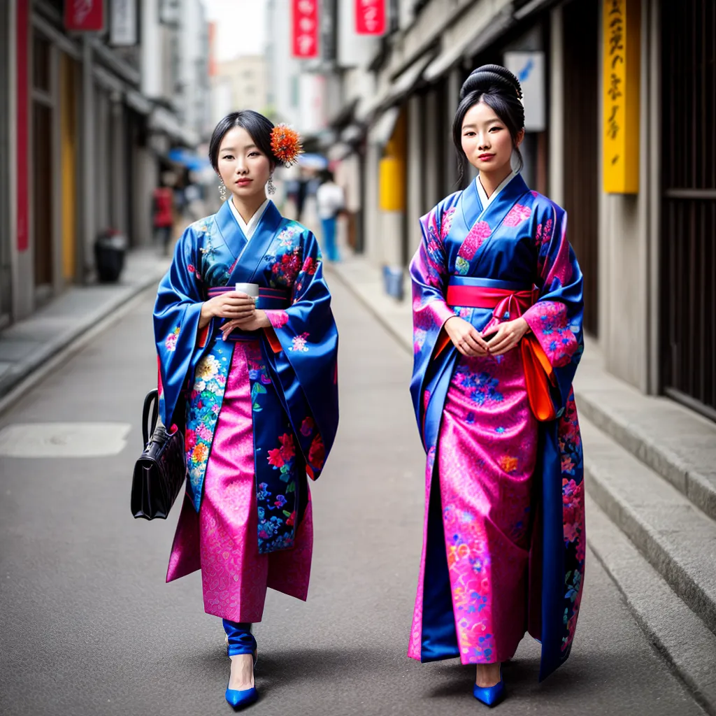 mulher estilosa kimono moderno 1