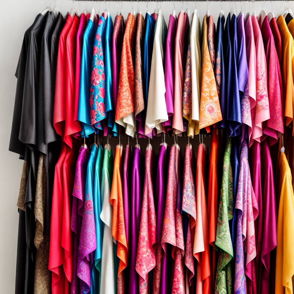 kimonos coloridos variedade estilo