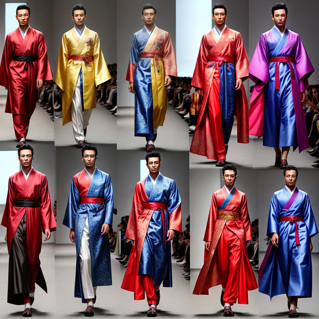 passarela kimonos modernos estampas inovadoras 1