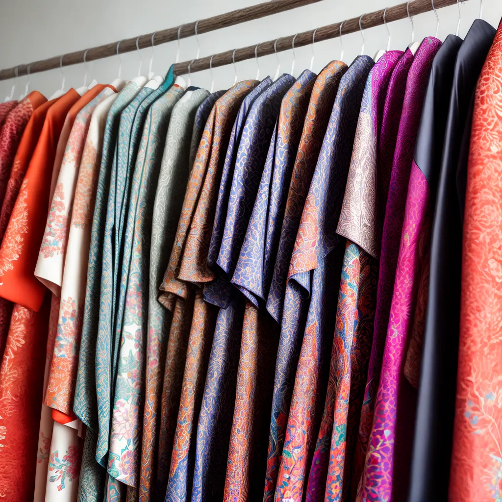 kimonos coloridos florais bordados