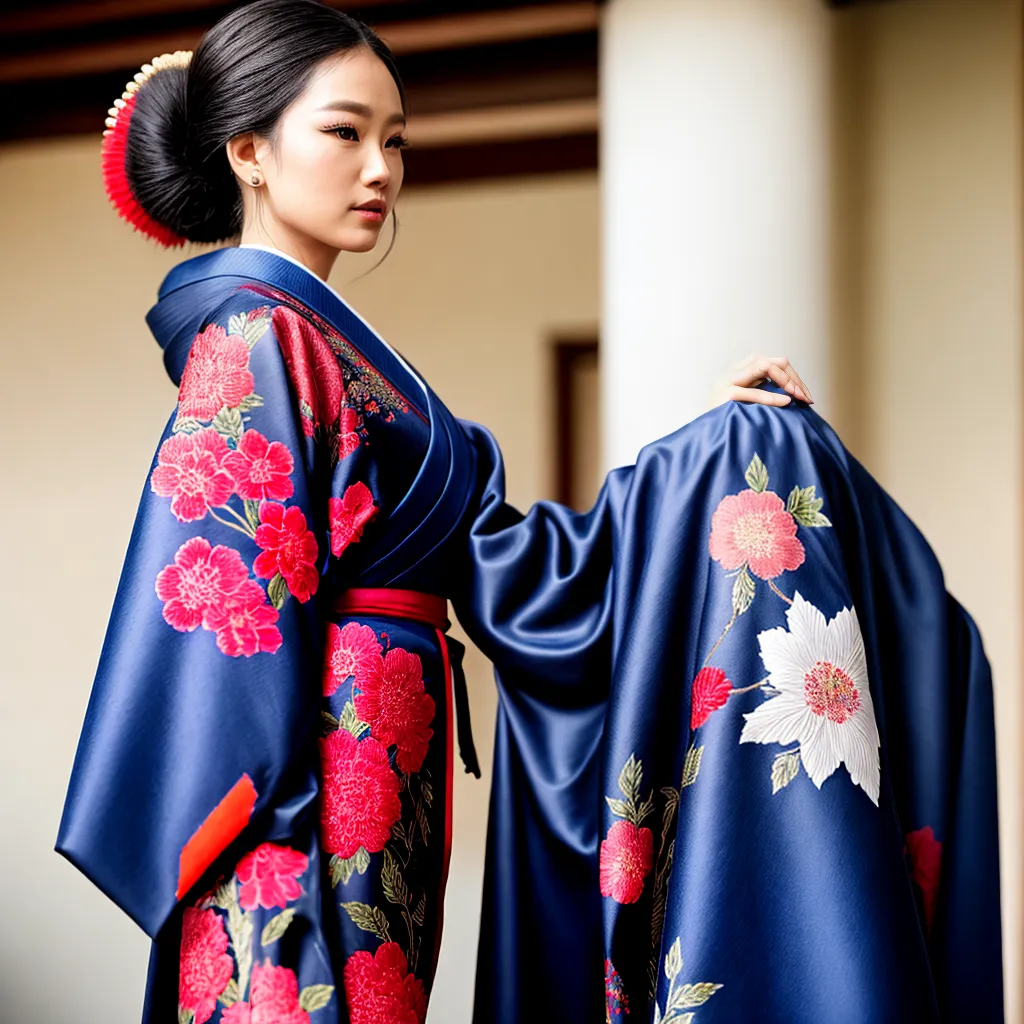kimono japones estampa elegante kimono japones estampa elegante