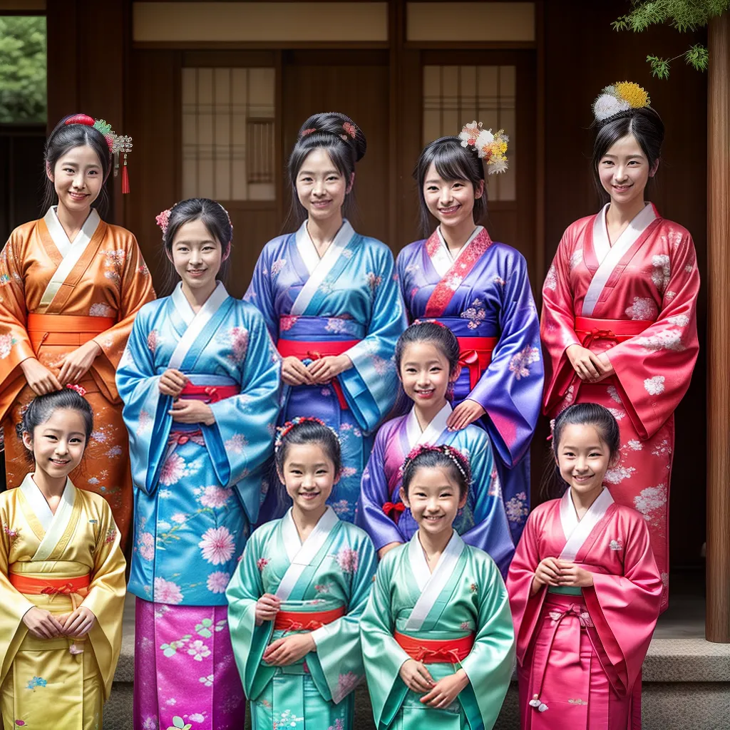 criancas yukatas evento cultural japones