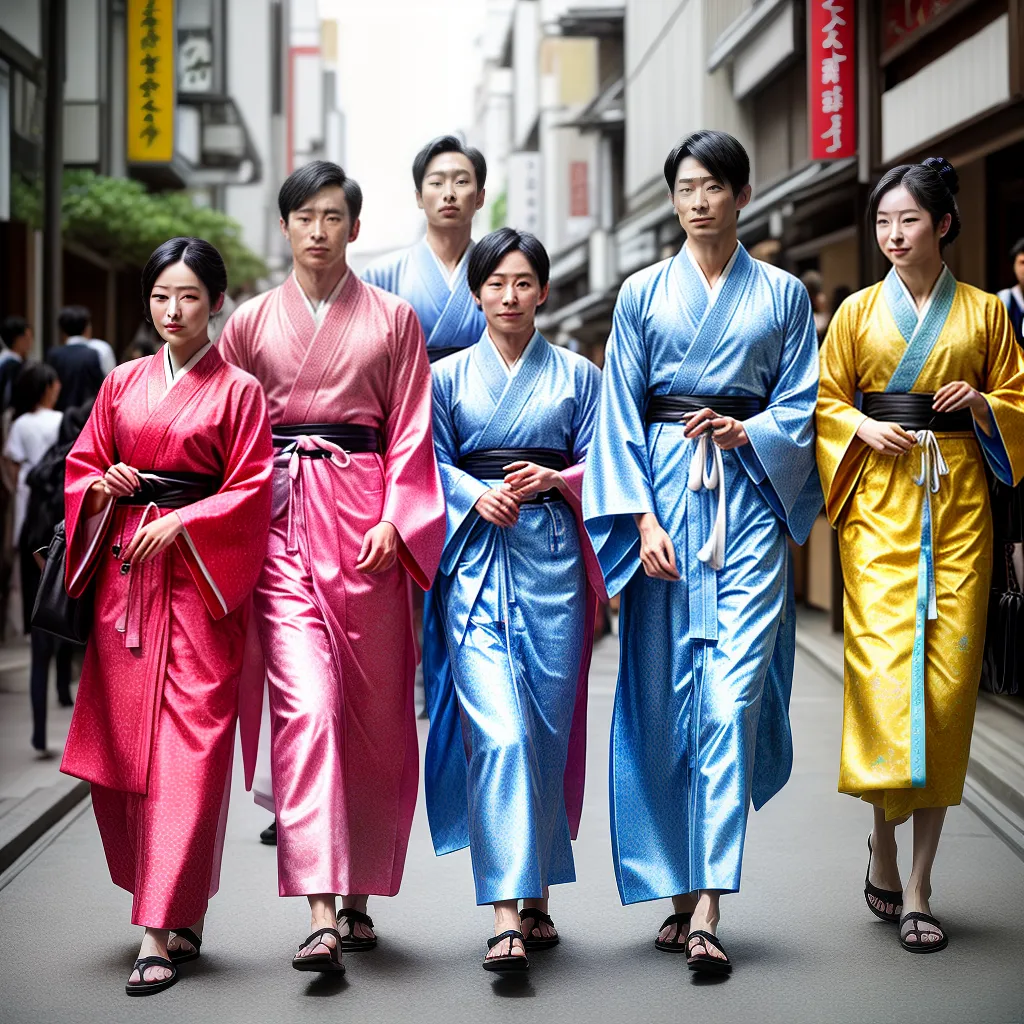 homens japoneses yukatas rua tokyo 1