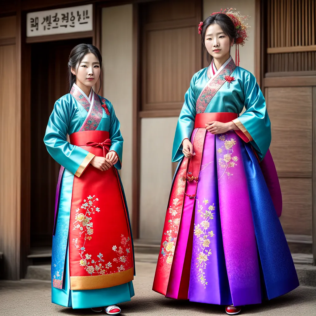hanbok tradicional design cores simbolismo 1