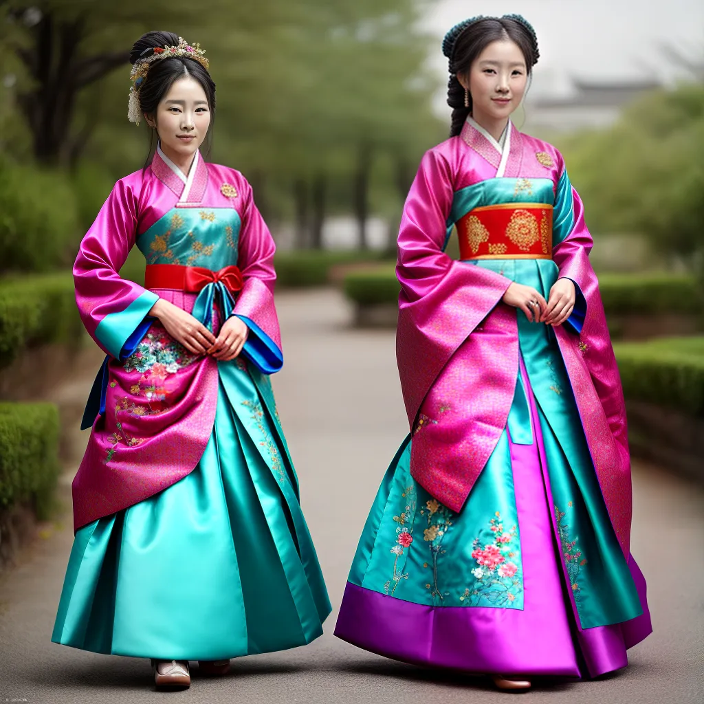 hanbok tradicional coreano elegante 1 hanbok tradicional coreano elegante 1