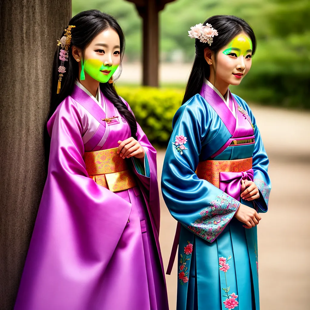 hanbok tradicional coreano elegante 2 hanbok tradicional coreano elegante 2