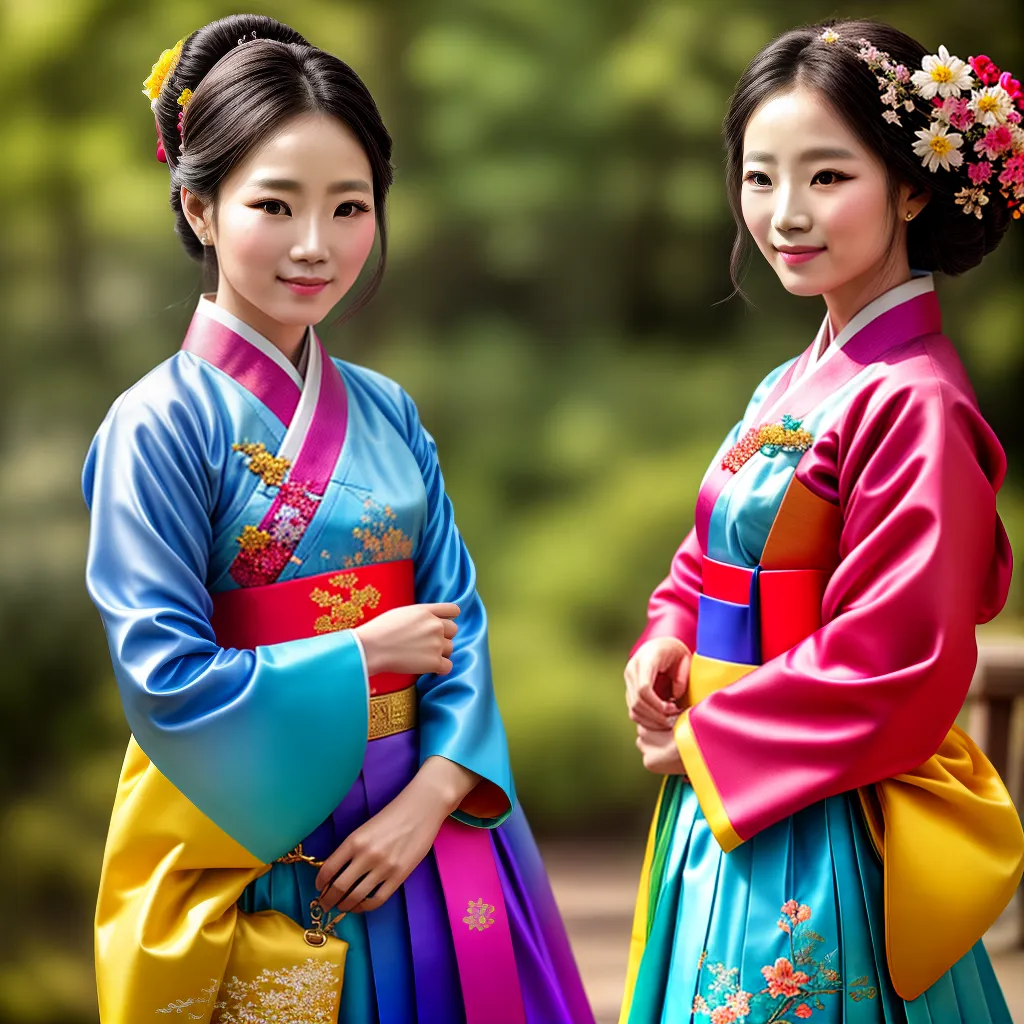 hanbok tradicional coreano elegante 3 hanbok tradicional coreano elegante 3