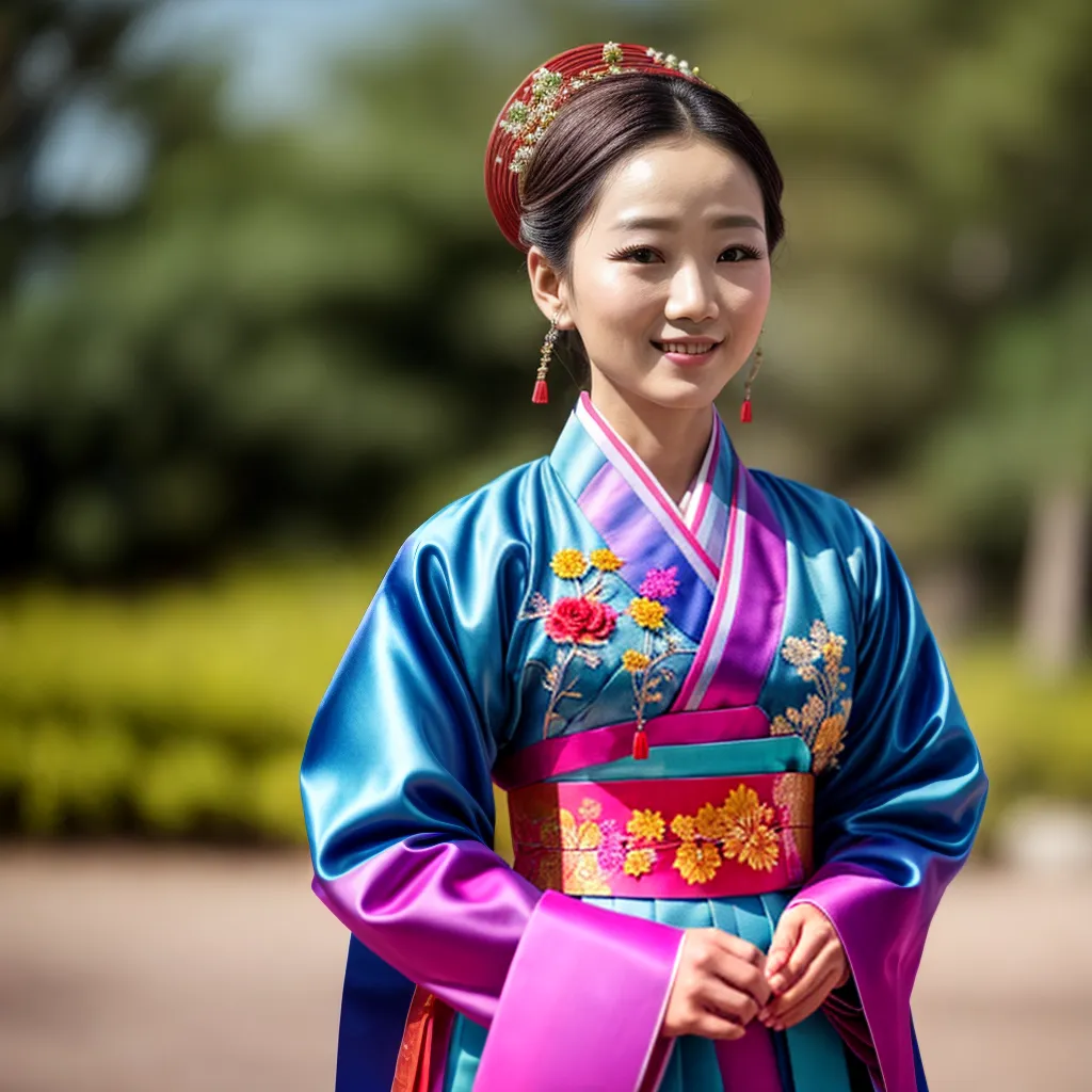 hanbok tradicional coreia elegancia