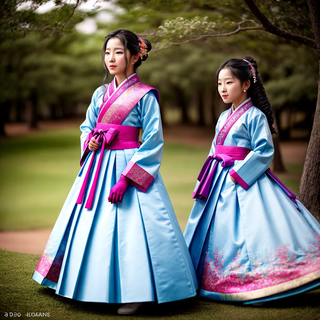 dancarina hanbok tradicional coreano dancarina hanbok tradicional coreano