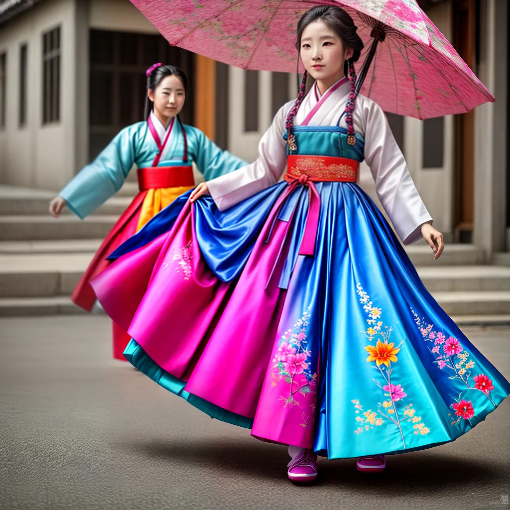 dancarina hanbok tradicional danca coreana dancarina hanbok tradicional danca coreana