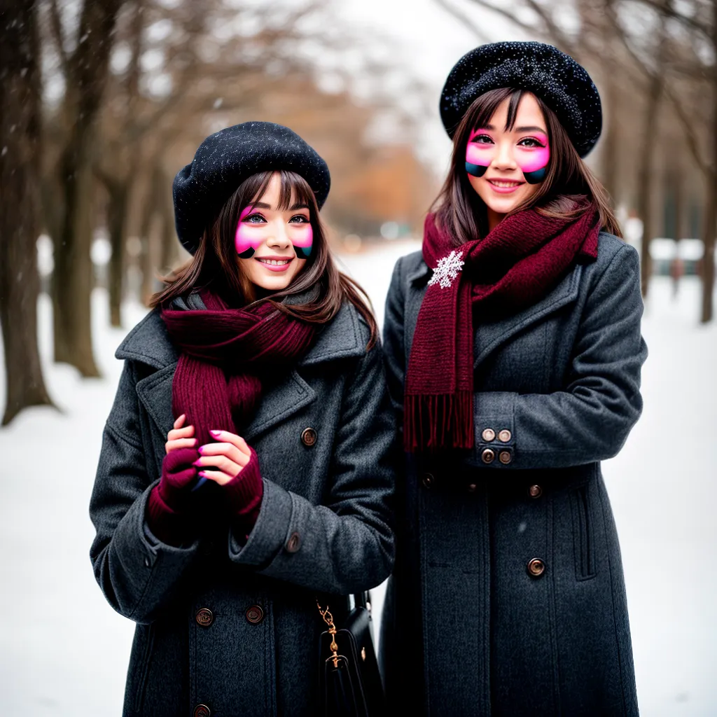 mulher estilosa inverno beret casaco mulher estilosa inverno beret casaco