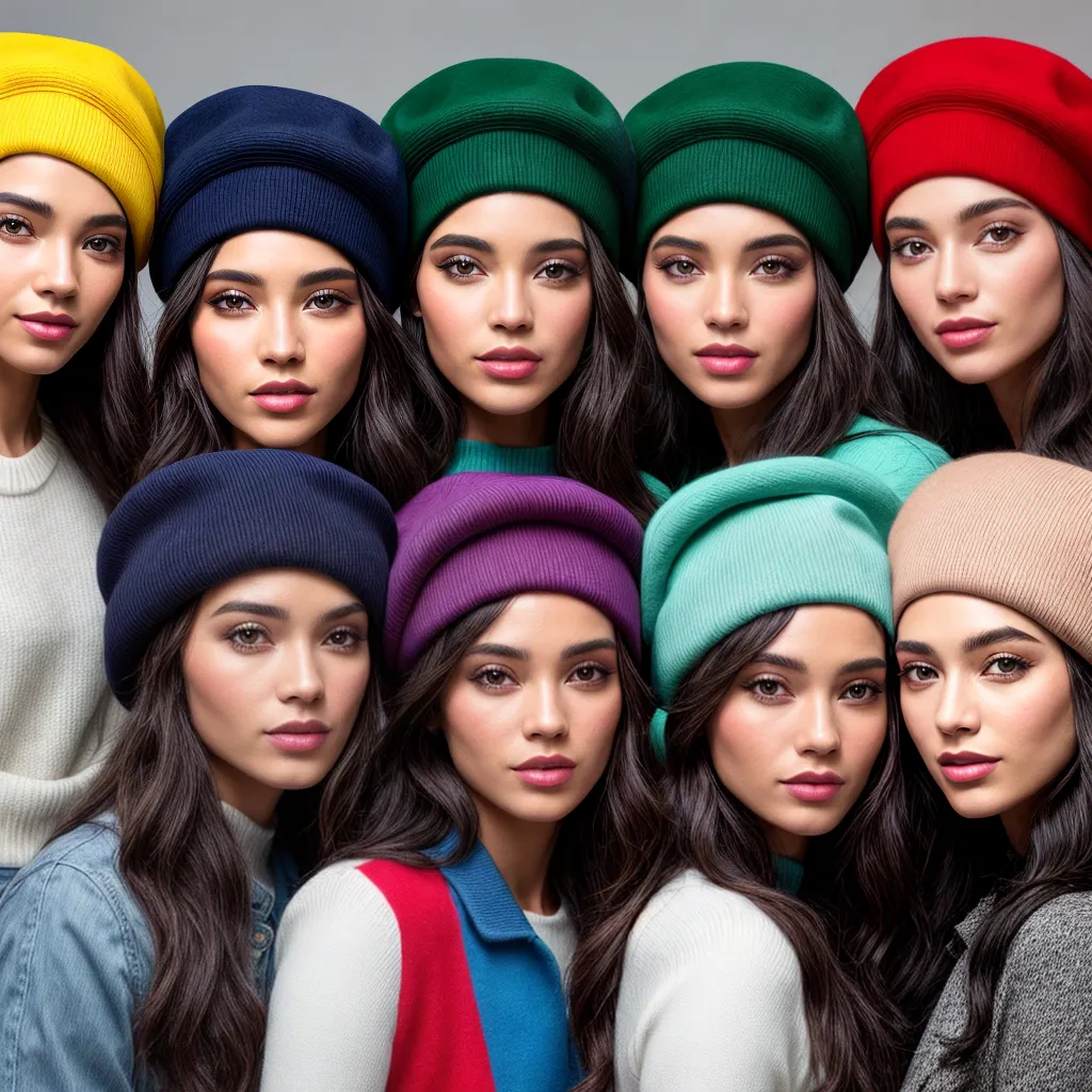 berets tendencia varias cores