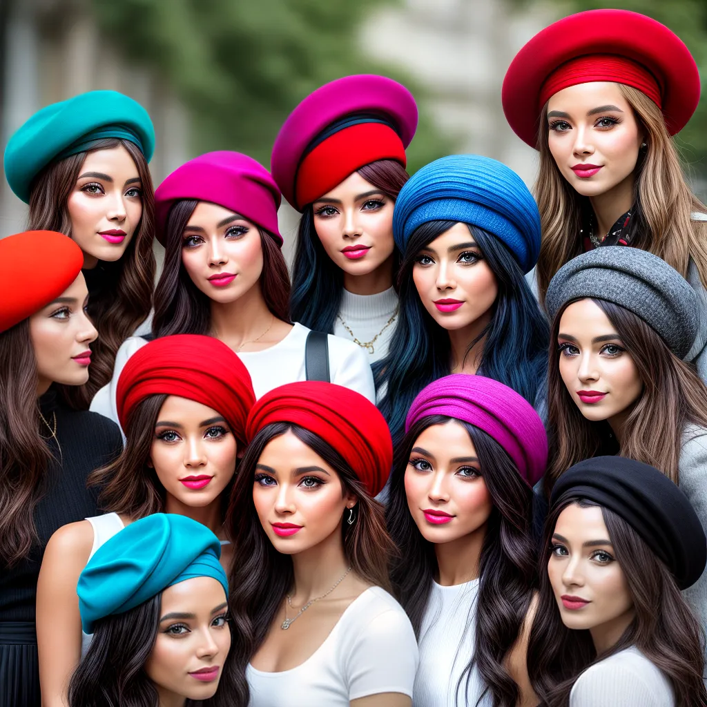 berets coloridos tendencia fashionistas