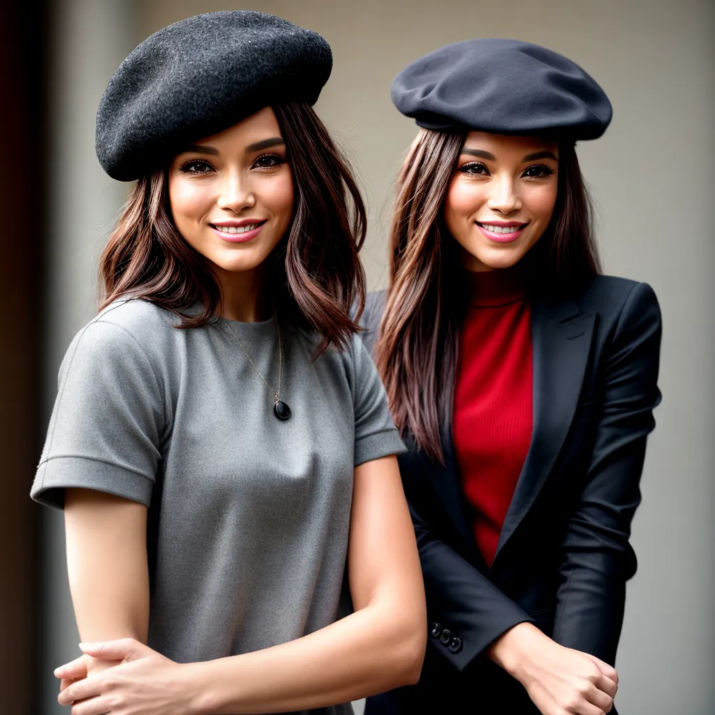celebridade beret sofisticacao passarela