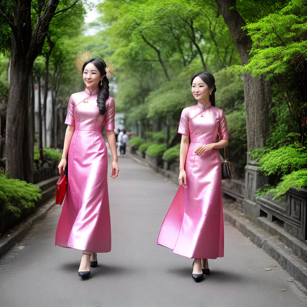 ao dai mulher graciosa hanoi