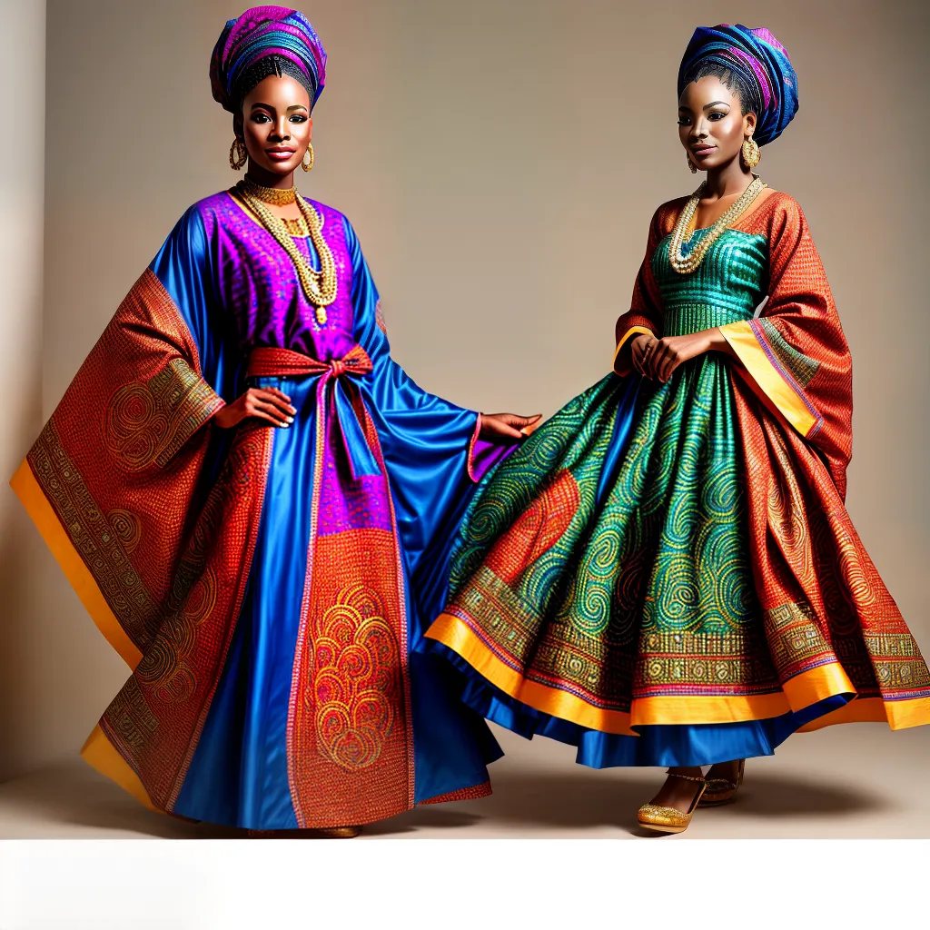 boubou africano colorido tradicional