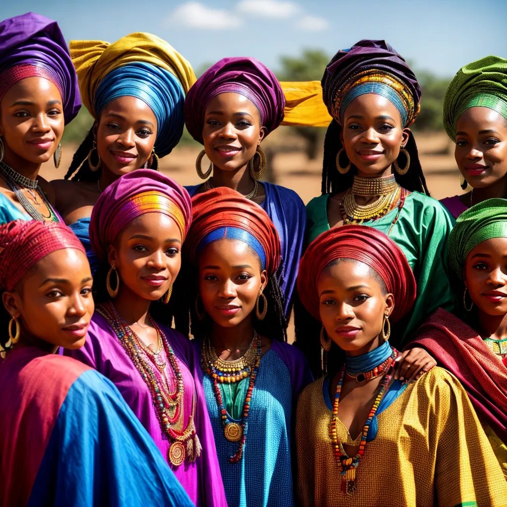 dashikis coloridos estilo africano