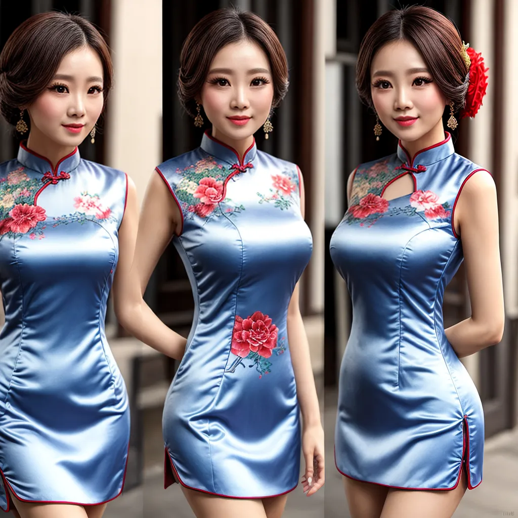 mulher cheongsam evolucao moda 1