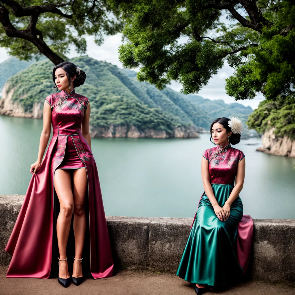 mulher cheongsam tradicao modernidade