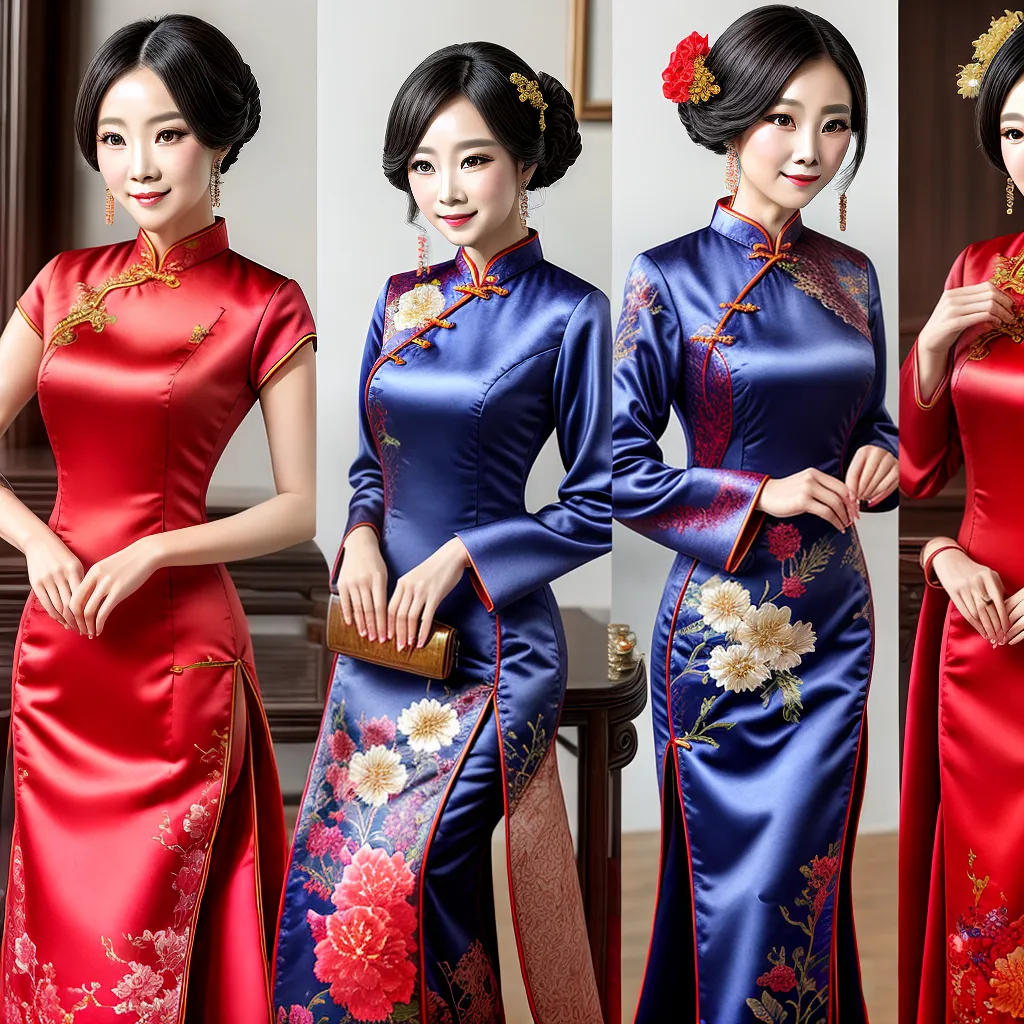 evolucao cheongsam qing moderno